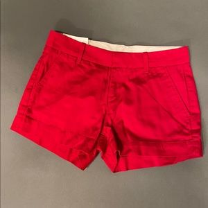 Red Uniqlo Chino Shorts, Size 2, NWT